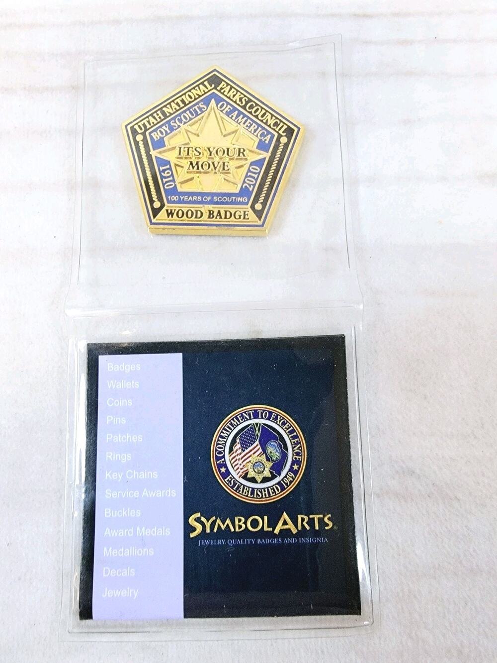 Boy Scouts Of America BSA Woodbadge Coin 2010 NEW Old Stock